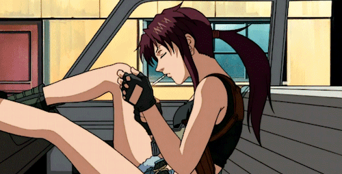 Download Anime Black Lagoon Revy (Black Lagoon) Gif