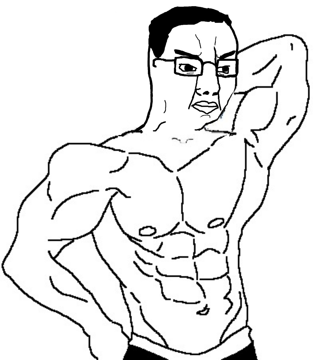 Muscular chud | Know Your Meme