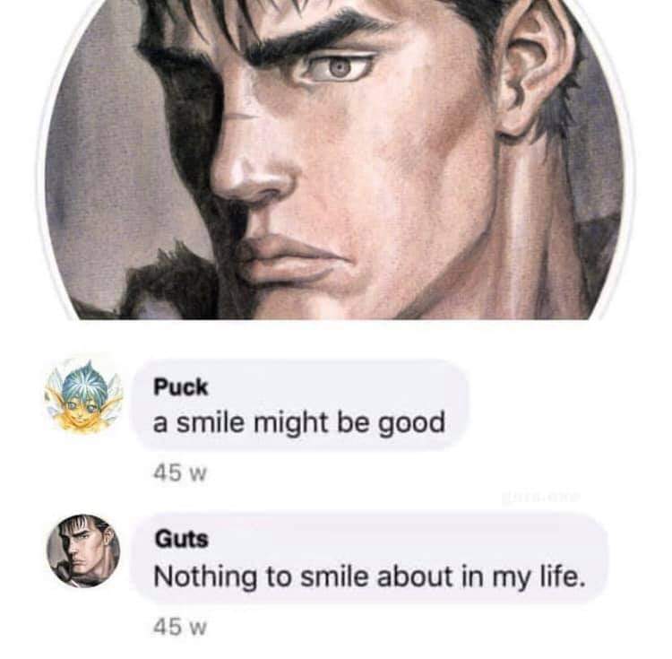r/IncelsWithoutHate - Any brocel here Berserkmaxxxing? Guts is the only chad that i feel legitemately sorry for