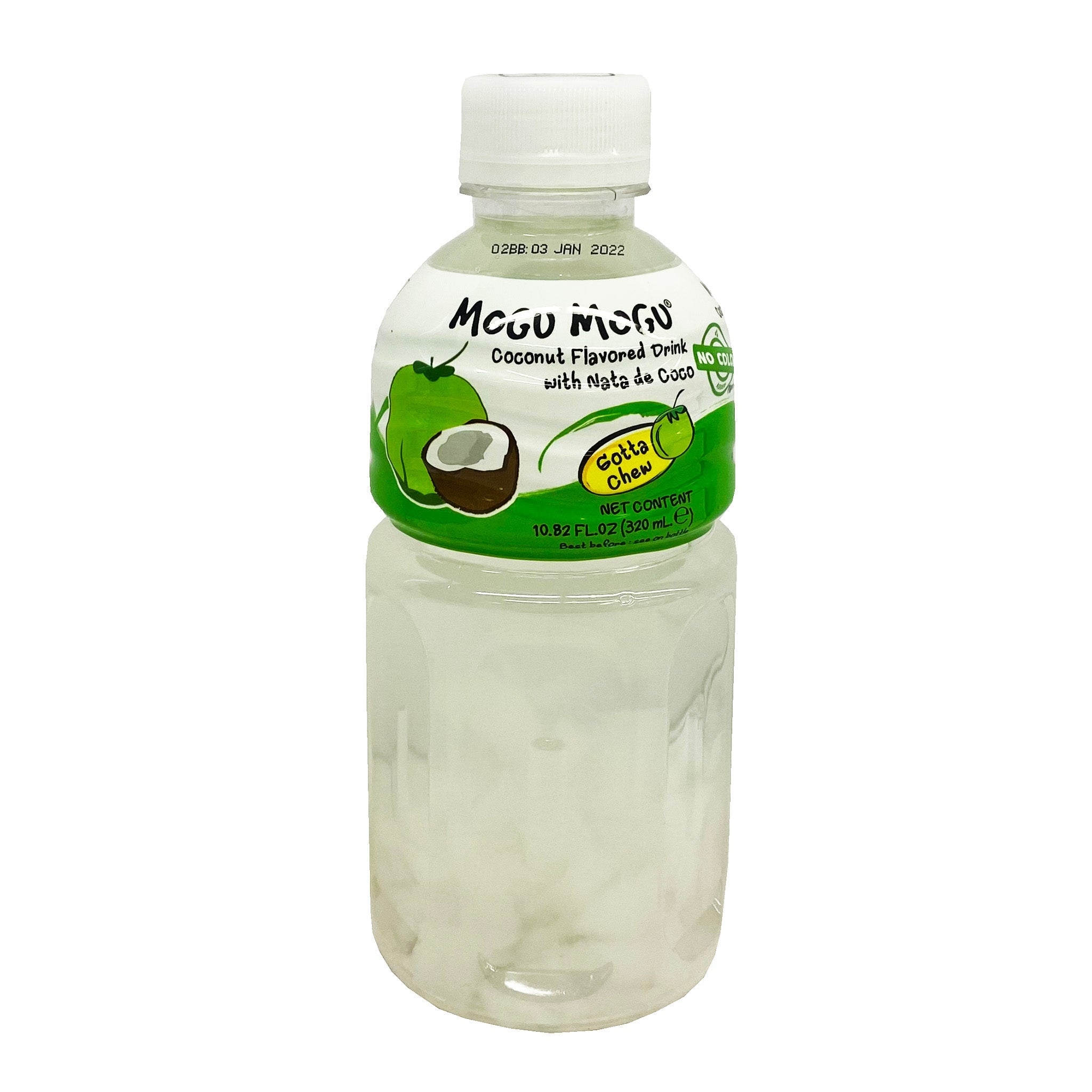 Mogu Mogu Coconut Juice with Nata De Coco 10.82oz - Just Asian Food