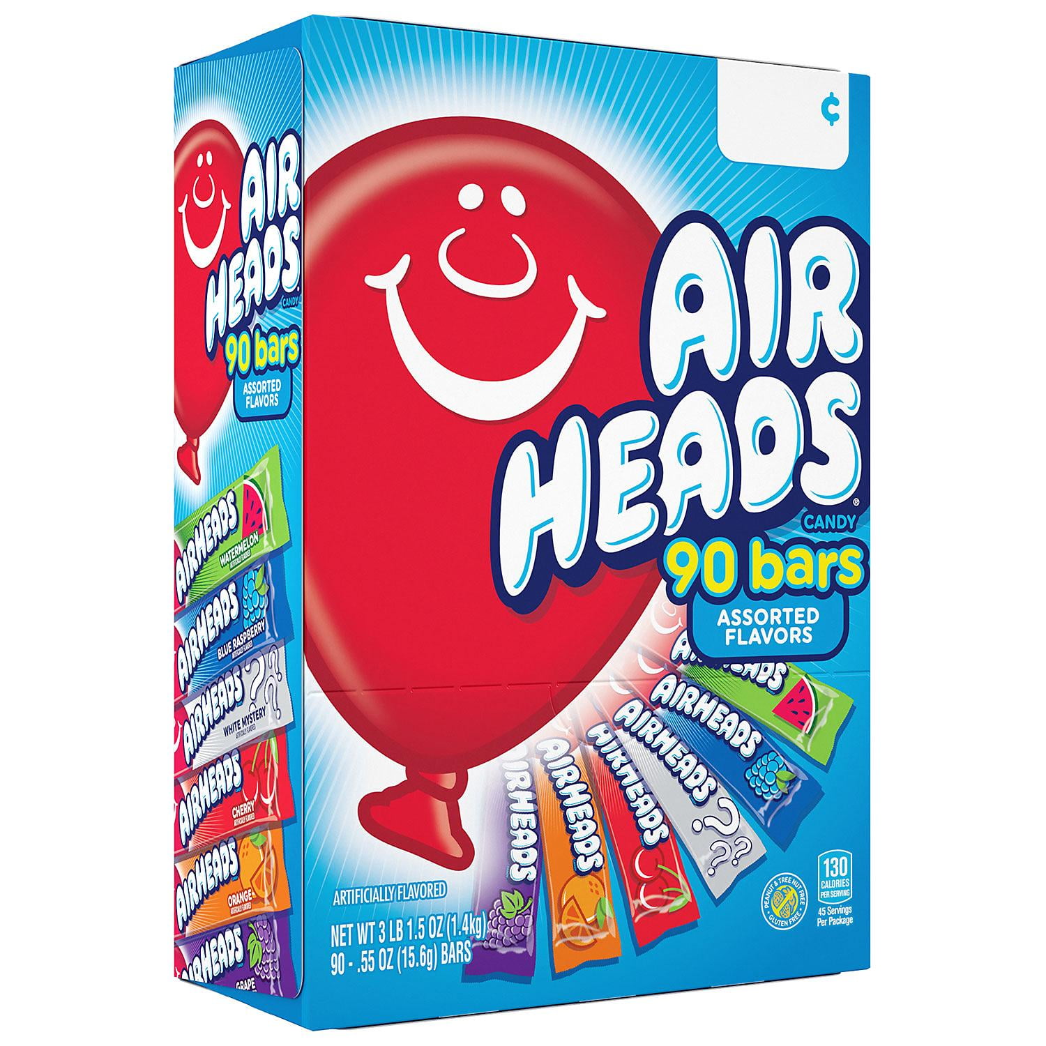AirHeads Variety Pack (0.55 oz., 90 ct.) - Walmart.com