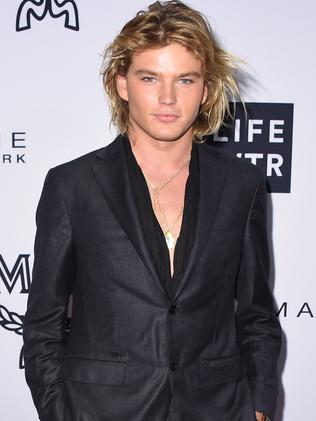 Rodrigo Alves says the inspiration for his look is based on Aussie model Jordan Barrett (pictured). Picture: Michael Loccisano/Getty Images