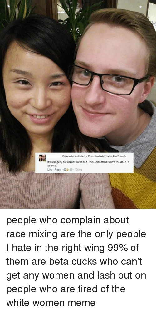 Typical. WMAF = hatred = white supremacy = Nazism : hapas