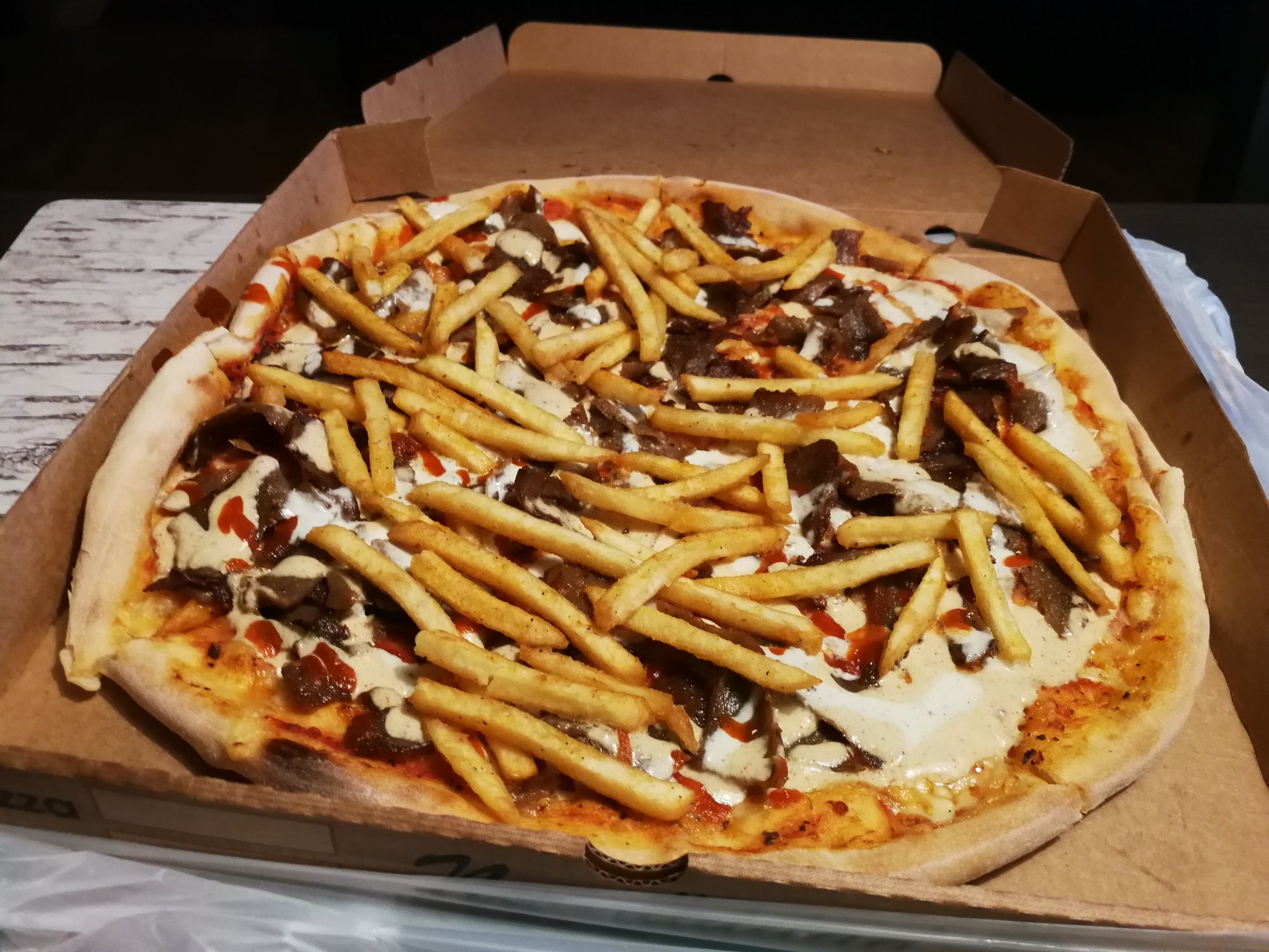 Swedish Kebab Pizza