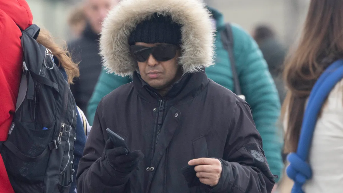 Kashim Chowdhury leaving Southwark Crown Court.
