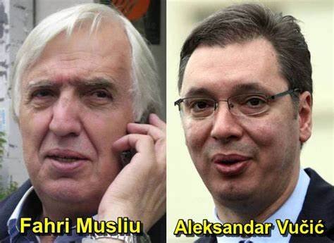 Nije istina što piše Magazin Tabloid Milovana Brkića da mi je otac Fahri  Musliu. Na sreću, imam iste zdravstvene probleme kao moj otac Anđelko -  rekao je Vučić. Opet mu je