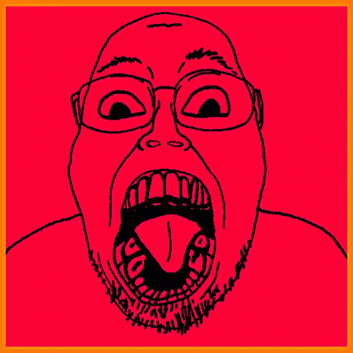 Soyjak Wojak GIF - Soyjak Wojak Anger GIFs