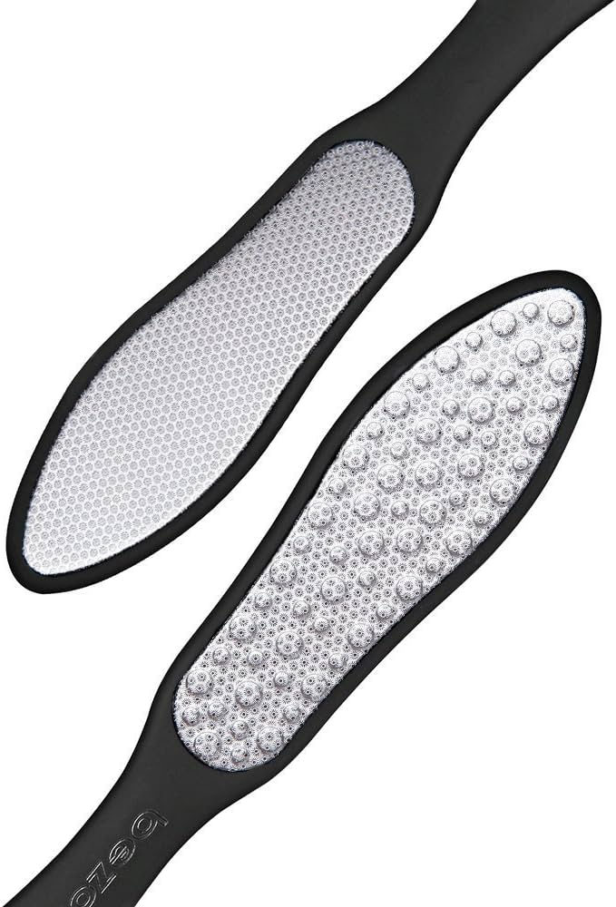 BEZOX Foot File (1 PCS), Double Sided Foot Scraper Callus Remover, Foot  Rasp for Cracked Heel and Foot Corn Removal, Stainless Steel Pedicure File  ...