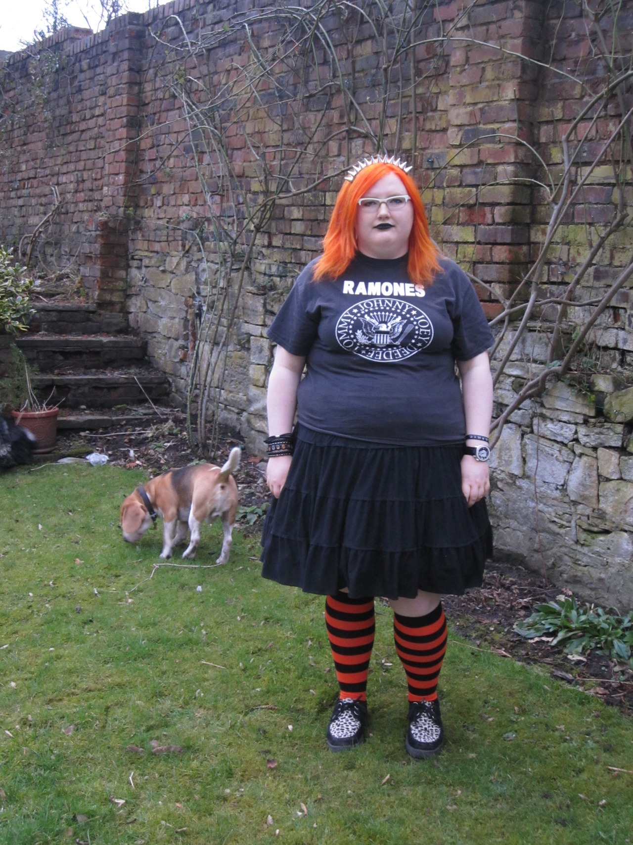 Black Sheep Goths — [image: “white, fat goth with bright orange hair...