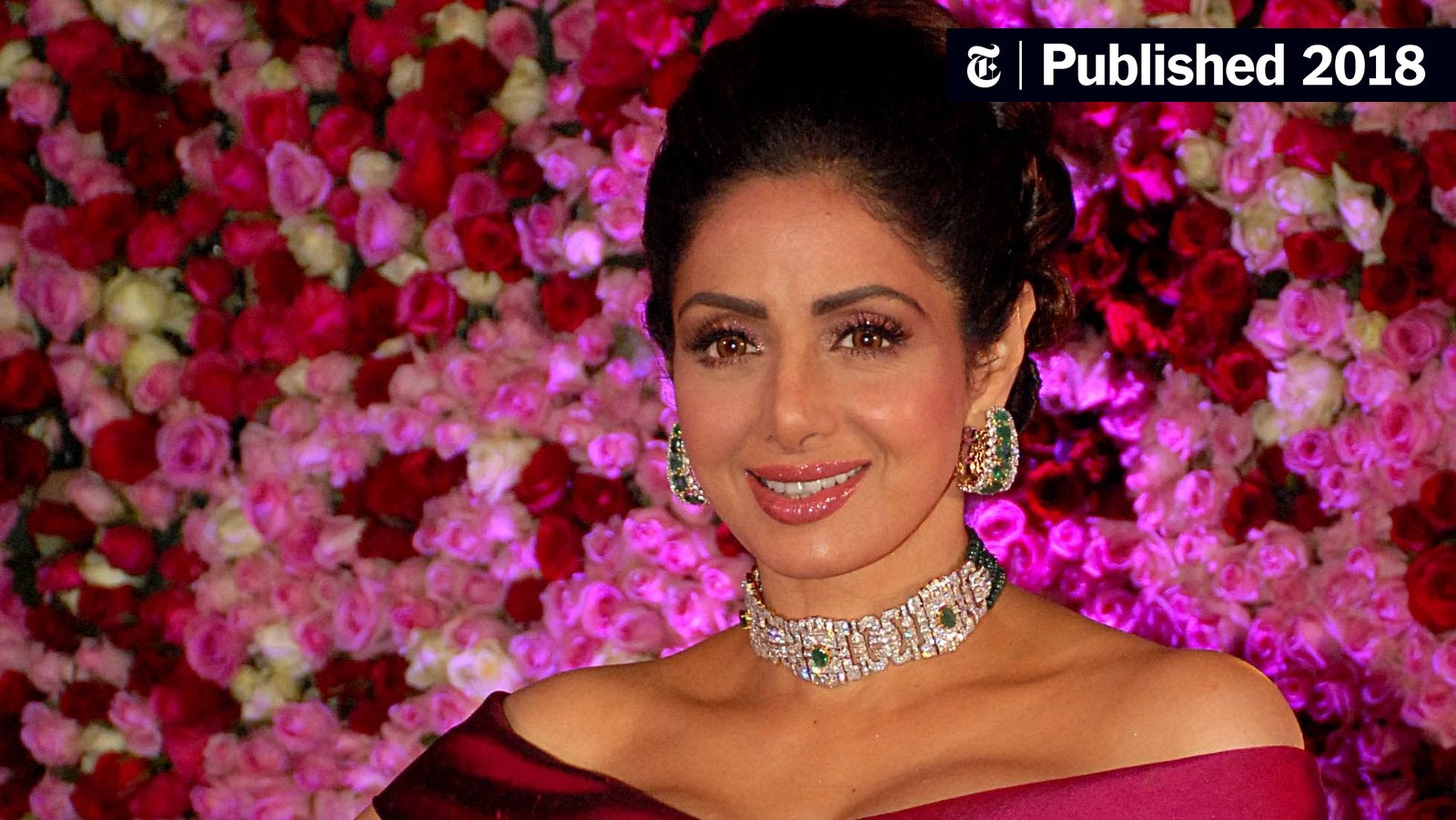 Sridevi Kapoor, Bollywood's First Female Superstar, Dies at 54 - The New  York Times