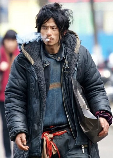Rags to riches movie fame for homeless man who became 'China's sexiest  tramp' | Daily Mail Online