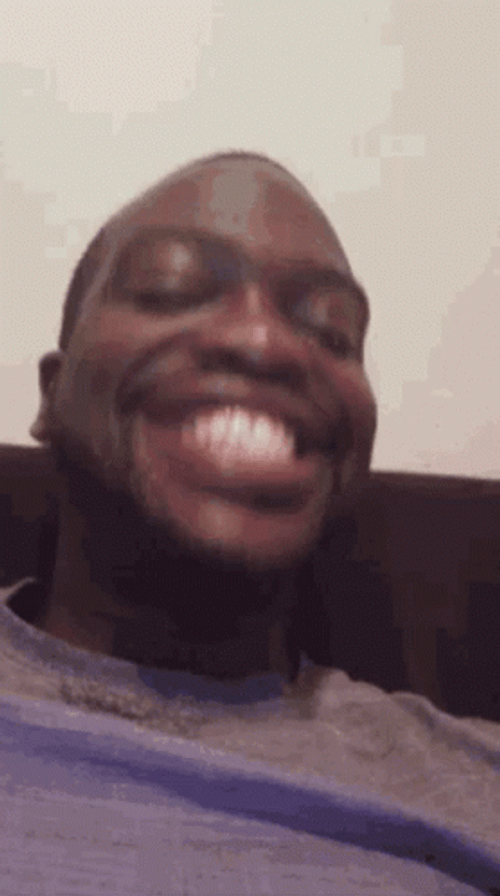 Funny Smile Nodding Guy GIF