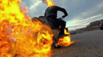 Ghost Rider Flames GIF - Ghost Rider Flames Skull - Discover & Share GIFs