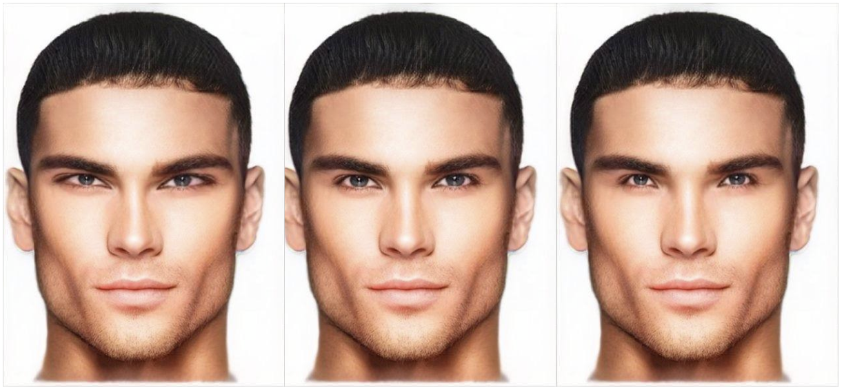 The one eye apart test - another way to measure PFL. | Looksmax.org - Men's  Self-Improvement & Aesthetics