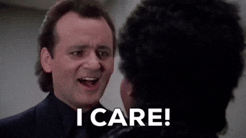 i care bill murray GIF