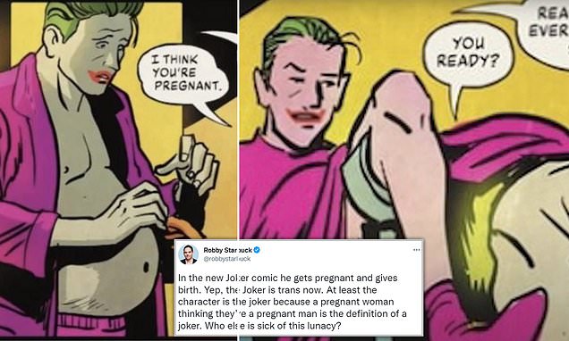 DC Comics fans outraged as new Batman plot sees the Joker become PREGNANT and give birth  