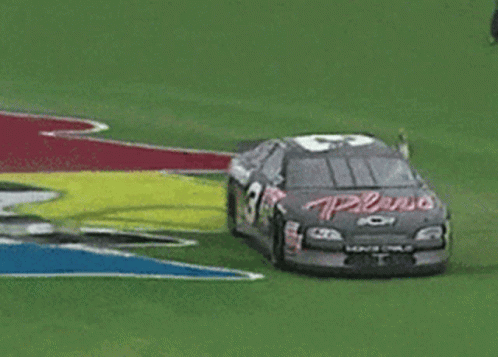 a race car with the number 3 on the side of it