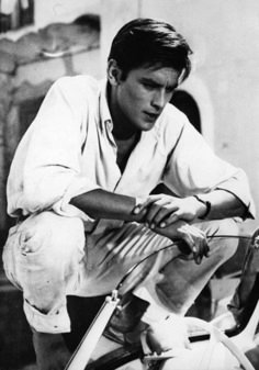 This contains an image of: Alain Delon | via Tumblr on We Heart It