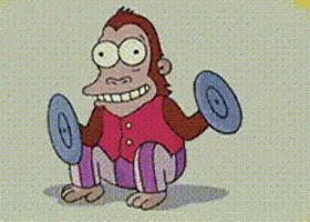 monkey cymbals GIF