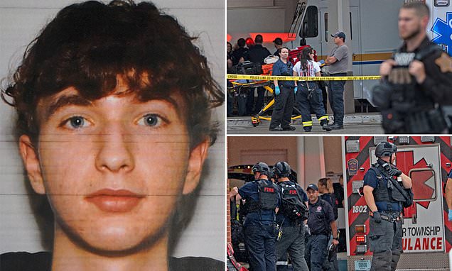 PICTURED: Indiana mall gunman, 20, who killed three people in just two minutes