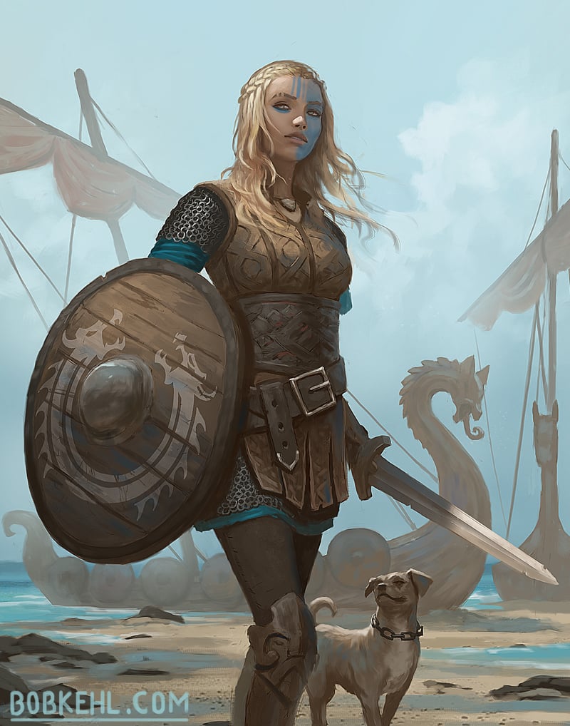 Realistic looking female viking : r/armoredwomen