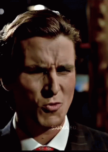 Patrick Bateman Sigma GIF - Patrick Bateman Sigma Yes - Discover ...