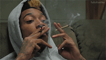 High Wiz Khalifa GIF