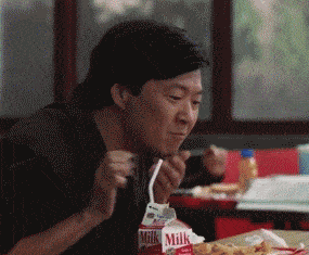 Chapman To Milk Spit Take GIF | GIFDB.com