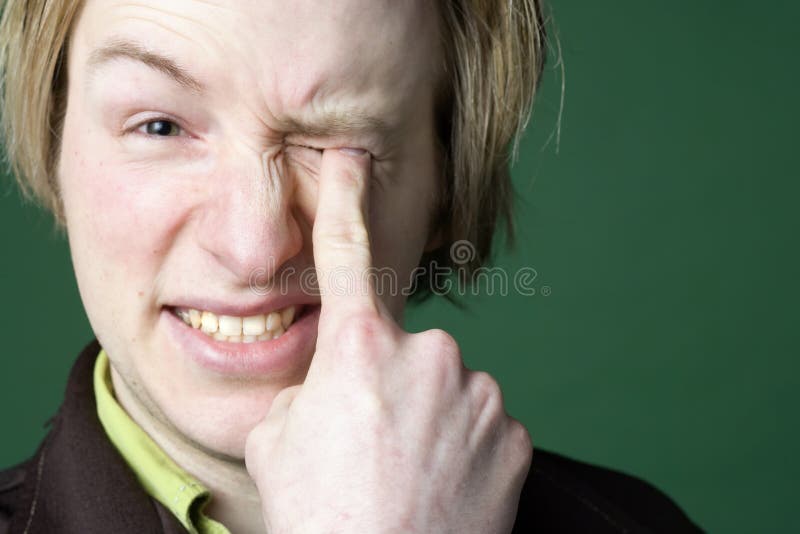 A poke in the eye stock image. Image of sole, finger, pose - 6894759