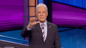 Alex Trebek GIF by Jeopardy!