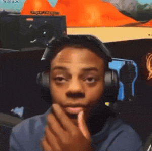 a man wearing headphones is looking at the camera with the word weapon in the background