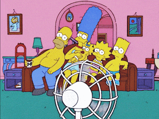 the simpsons hot weather gif (With images) | The simpsons, Weather ...