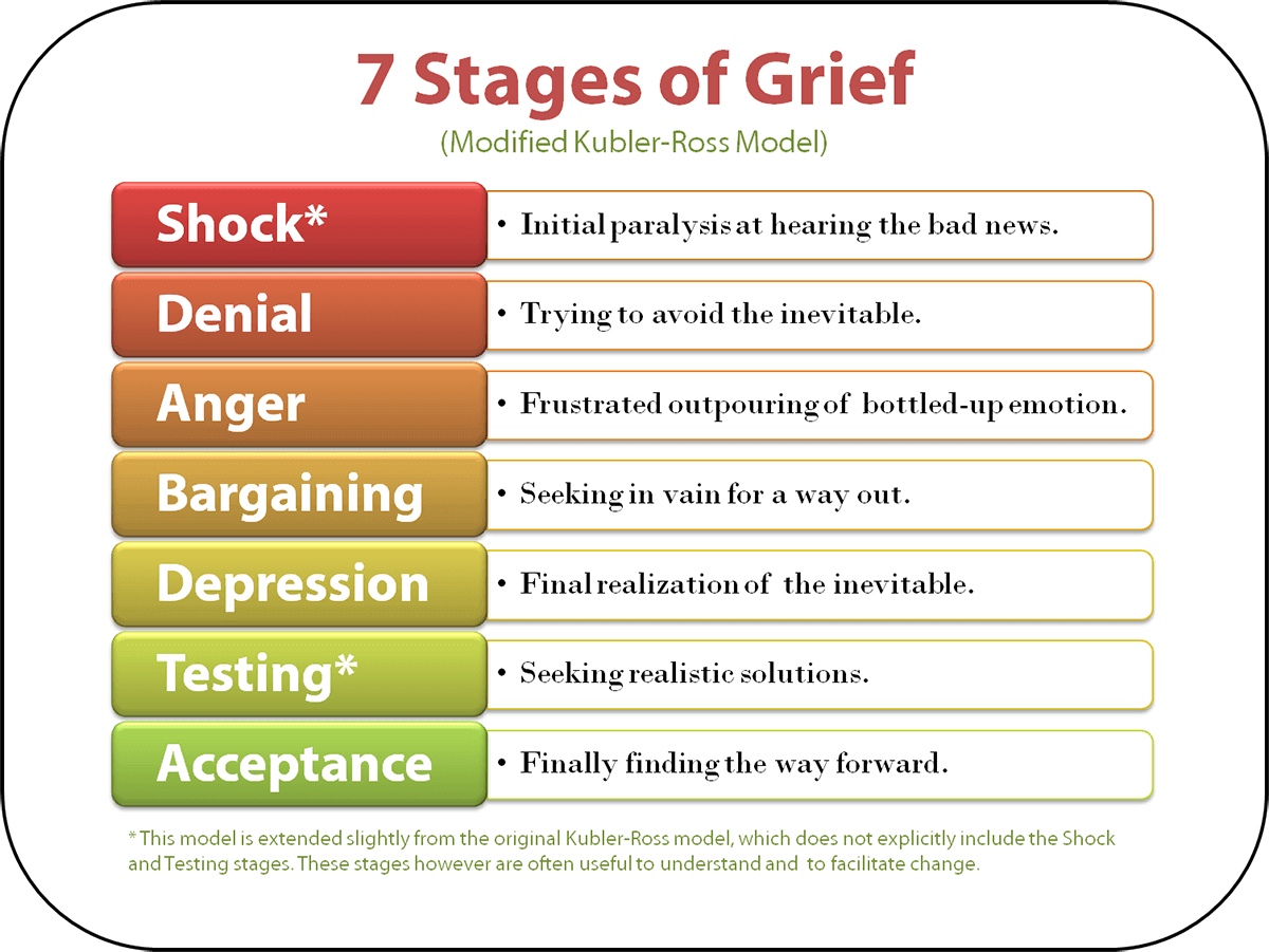 Image result for stages of grief