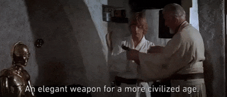 episode 4 lightsaber GIF by Star Wars