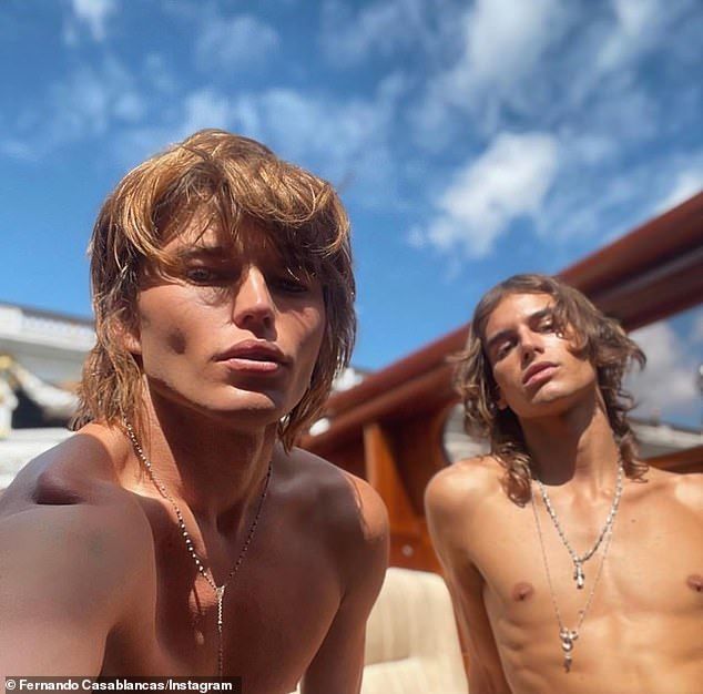 Jordan Barrett marries Fernando Casablancas at an intimate wedding