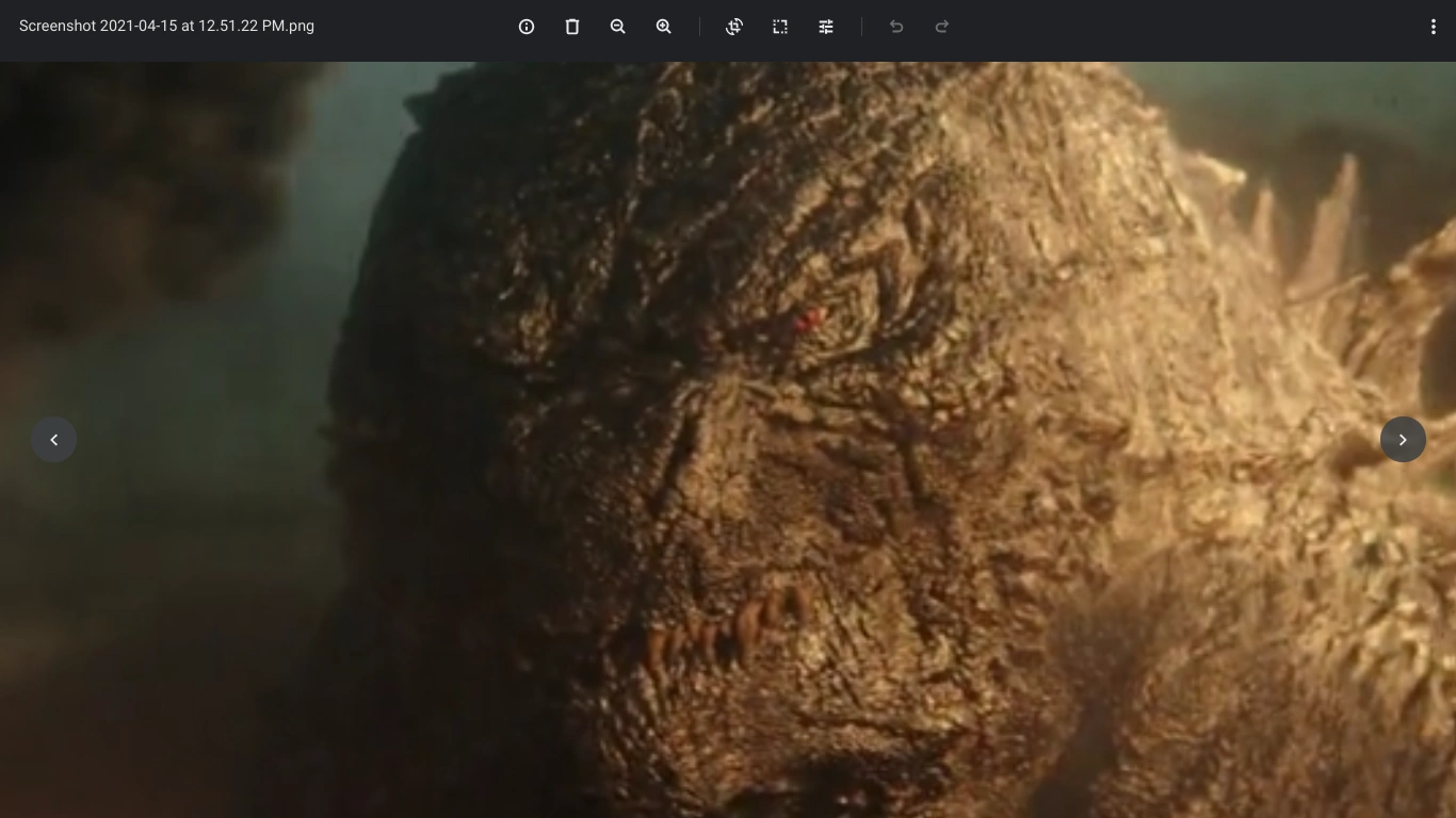 Ledgendary Godzilla's true eye color. | Fandom