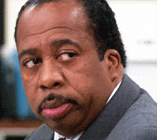 the office eye roll GIF