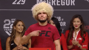 weigh in khabib nurmagomedov GIF by UFC