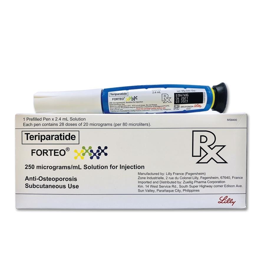 Forteo: Dosages and Ingredients | Full Prescribing Info | MIMS Philippines