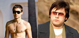 Jared Leto comparison of thin and fat face