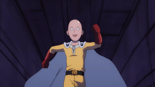 Image result for one punch man gif