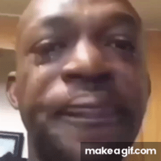 black guy crying (loud) on Make a GIF