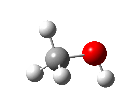 a 3d model of a molecule with a red ball in the middle