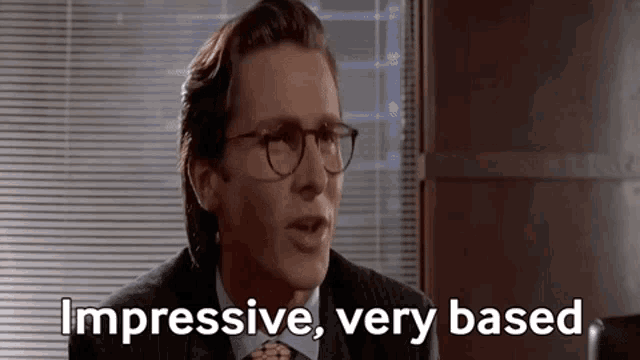 Impress Based GIF - Impress Based American Psycho - Discover & Share GIFs
