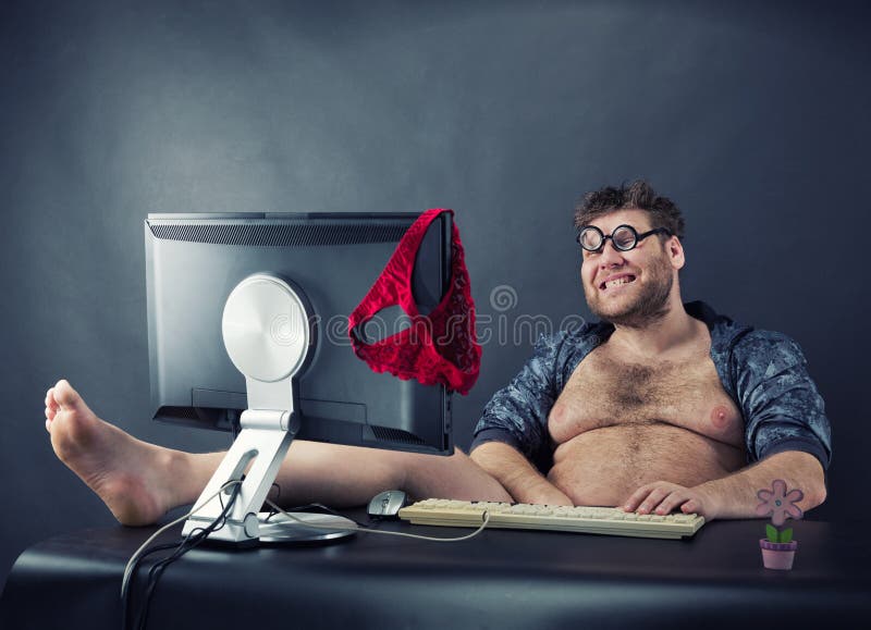 man-sitting-desk-looking-computer-screen-fat-smiling-funny-40149484.jpg