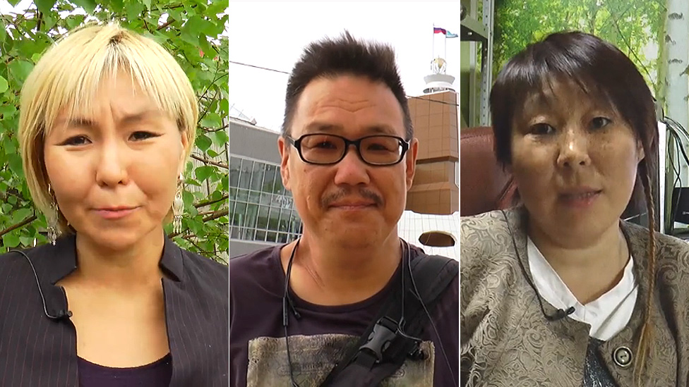 Russian minister rebuked over 'Asian faces' remark - BBC News