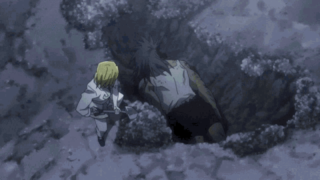 Kurapika Kurapika Shovel GIF - Kurapika Kurapika Shovel Kurapika Grave  Digging - Discover & Share GIFs