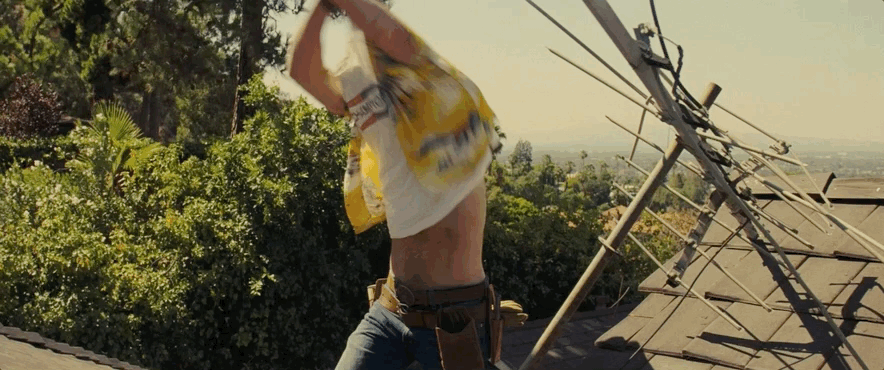 Image result for brad pitt in once upon a time in hollywood giphy