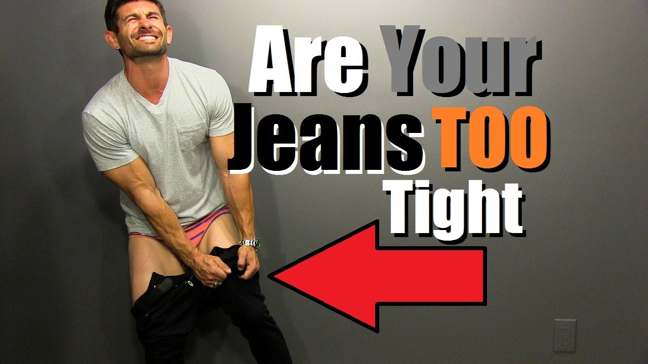 Are Your Jeans TOO Tight? 6 Signs You Look Like A Sausage - YouTube
