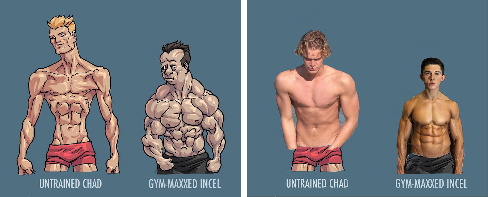 Untrained Chad vs Gym-maxxed Incel | Involuntary Celibacy / Incel ...